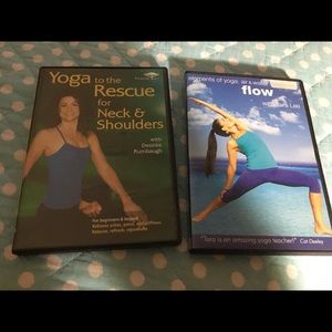 2 opened never viewed yoga DVD’s
